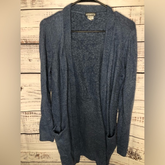 Blue Cardigan with pockets - Picture 11 of 13